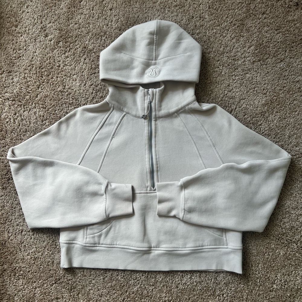 Lululemon Cropped Scuba Half Zip